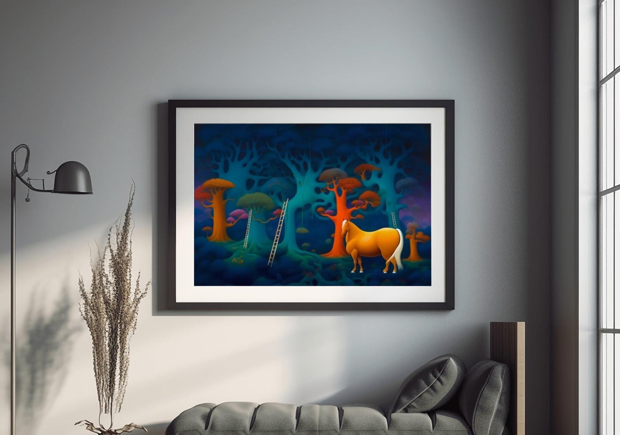 At The Edge of the Forest – Digital Painting of Poetic Fantasy