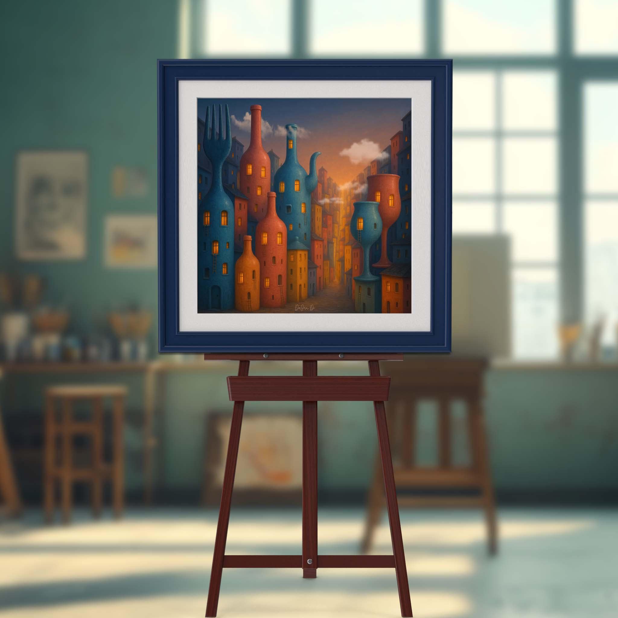 Surreal Art Printable Poster, Instant Download Neutral Wall Decor for Home, Office or Gallery, Minimalist Modern Art Print