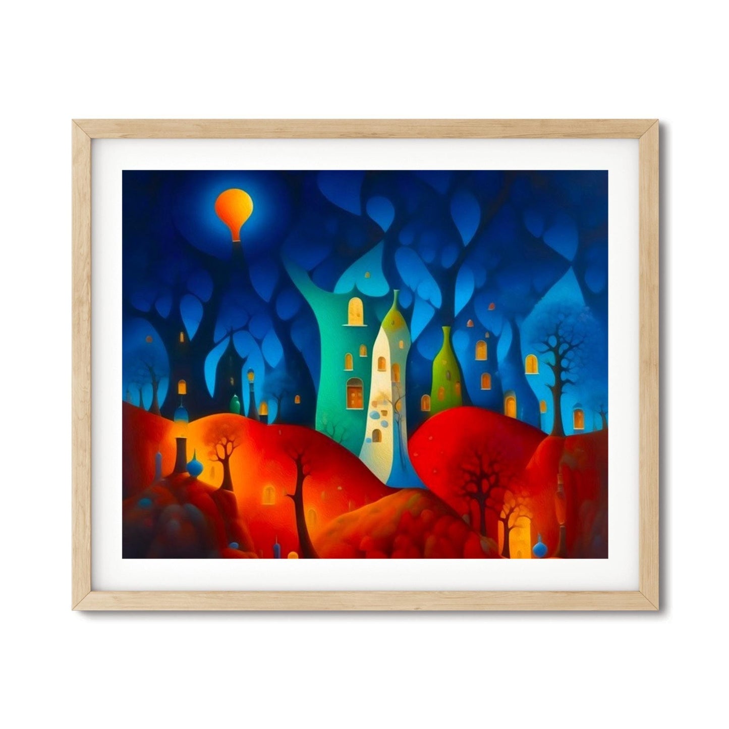 Moonlight Magic, Digital Wall Art – Instant Download, Printable Nature Poster, Minimalist Home Decor
