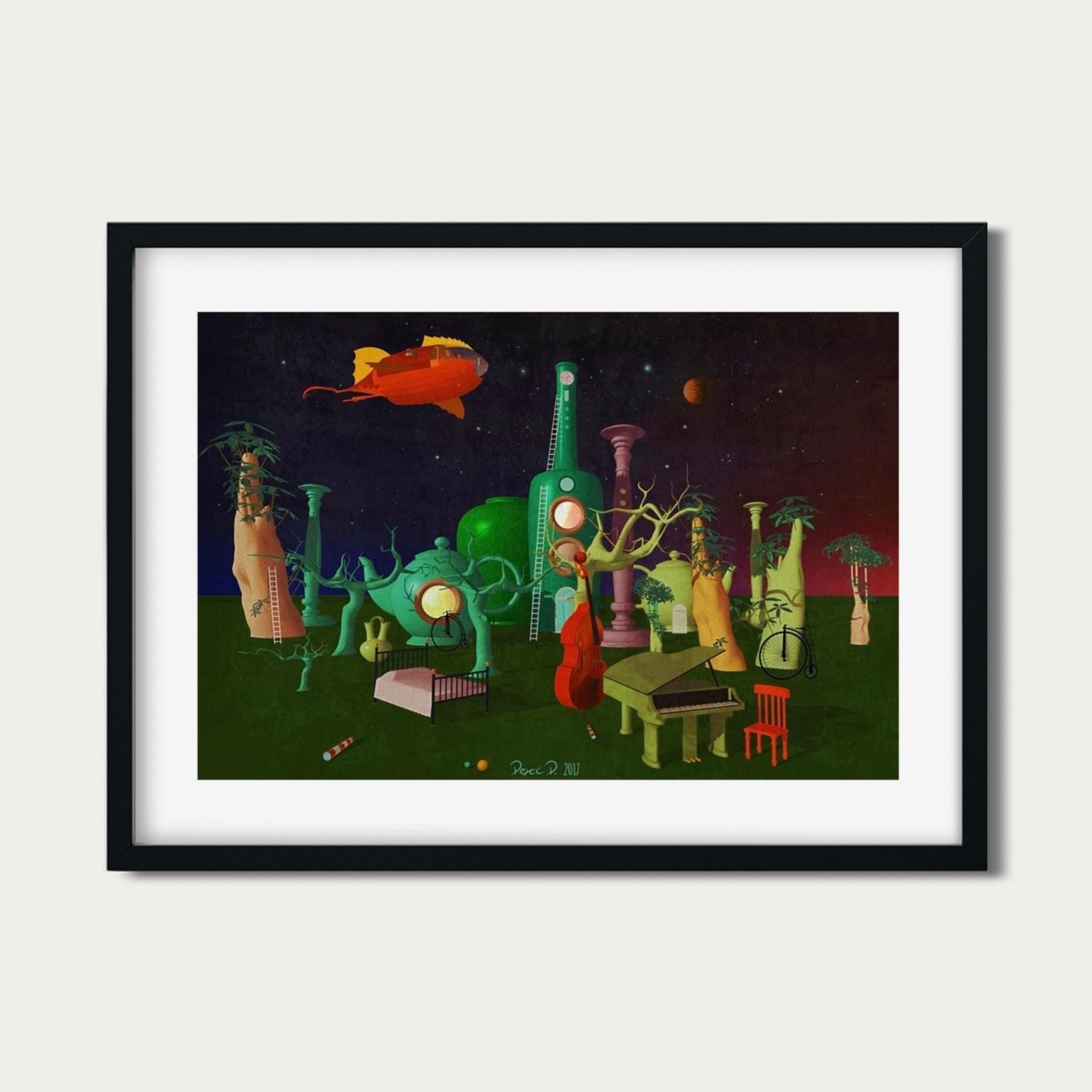 Musical Escape, Digital Wall Art – Instant Download, Printable Nature Poster, Minimalist Home Decor