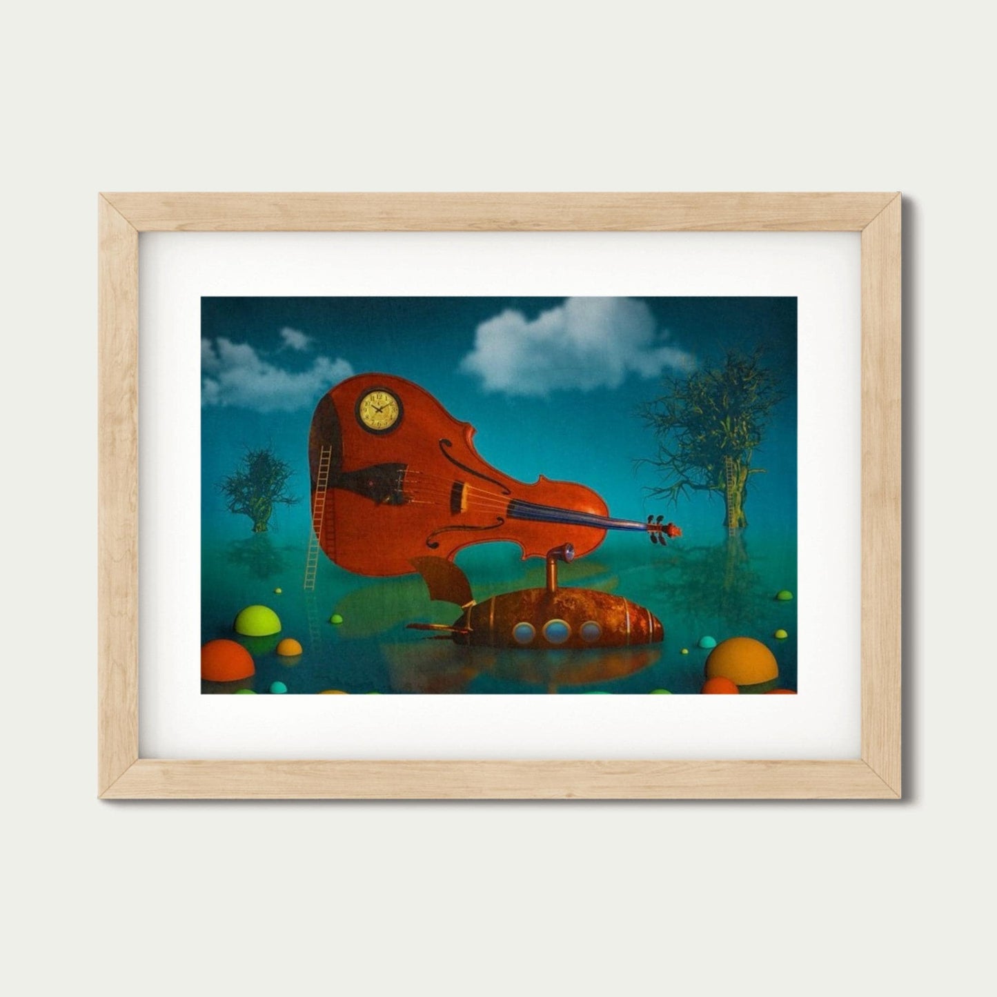 The Land of Mushrooms, Digital Wall Art – Instant Download, Printable Nature Poster, Minimalist Home Decor