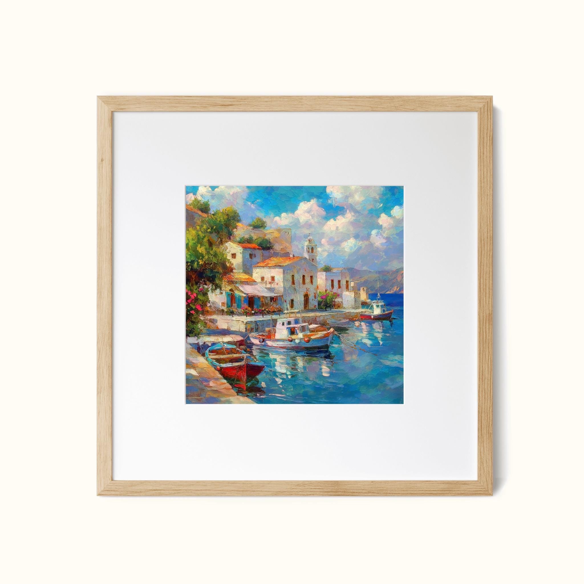 Symi – Expressionist landscape - Digital Download