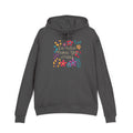 Unisex Floral Quote Hoodie - "Do What Makes You Happy" - Cozy Sweatshirt for Everyday Wear, Gift for Her, Inspirational Clothing