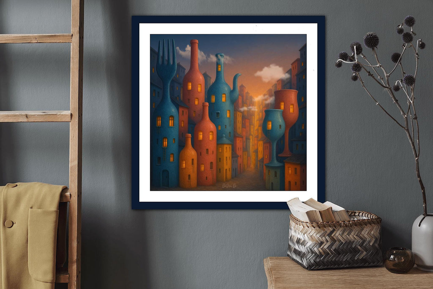 Surreal Art Printable Poster, Instant Download Neutral Wall Decor for Home, Office or Gallery, Minimalist Modern Art Print