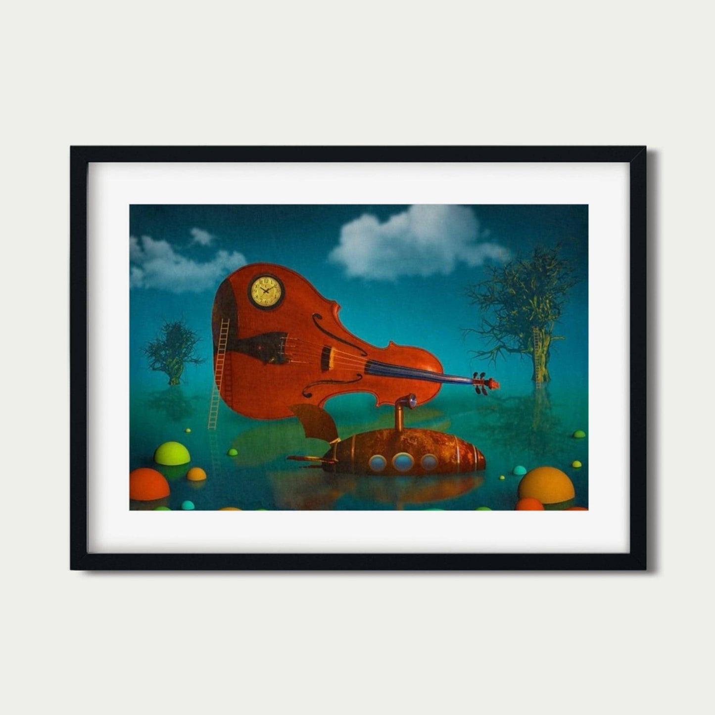 The Land of Mushrooms, Digital Wall Art – Instant Download, Printable Nature Poster, Minimalist Home Decor