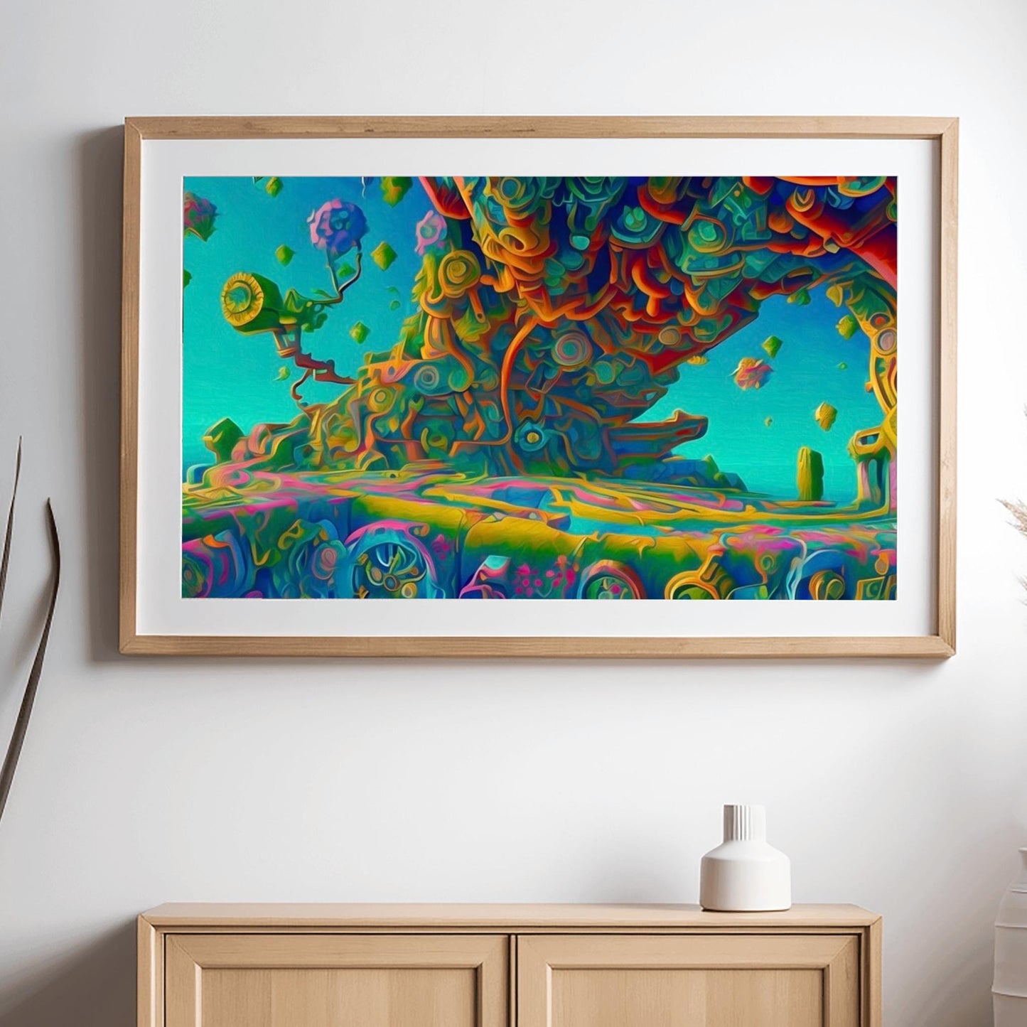 Abstract Tree, Digital Wall Art – Instant Download, Printable Nature Poster, Minimalist Home Decor