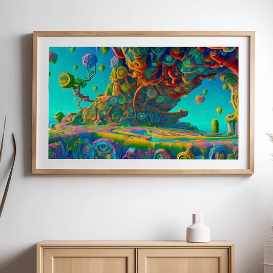 Abstract Tree, Digital Wall Art – Instant Download, Printable Nature Poster, Minimalist Home Decor