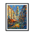Alicante – Reproduction of an expressionist landscape painted on canvas with acrylics - Digital Download
